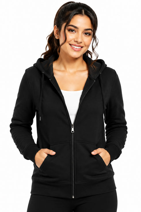 Women's Zip Up Fleece Hoodie