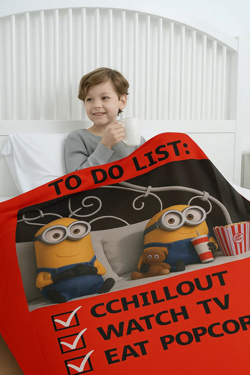 Kids’ Character Fleece Blankets – Soft Cozy Throws