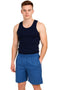 Men's Comfort Fit Polycotton Shorts with Zip Pockets & Drawcord