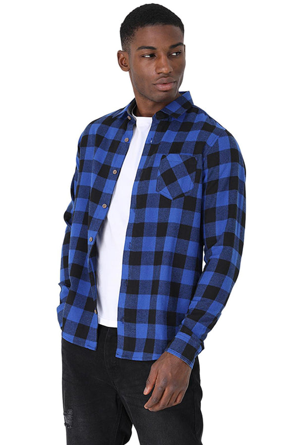 Mens Casual Check Shirt