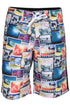 3 Pack Mens Hawaiian Beach Shorts