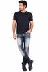 Men’s Slim Fit Faded Blue Denim Jeans