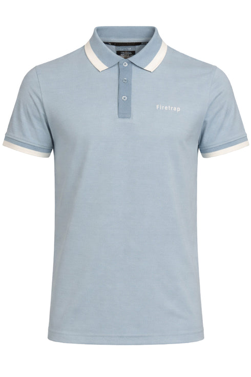 Firetrap Men's Pullover Polo Collar T-shirt