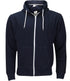 Mens White Cord Zip Up Hoodie