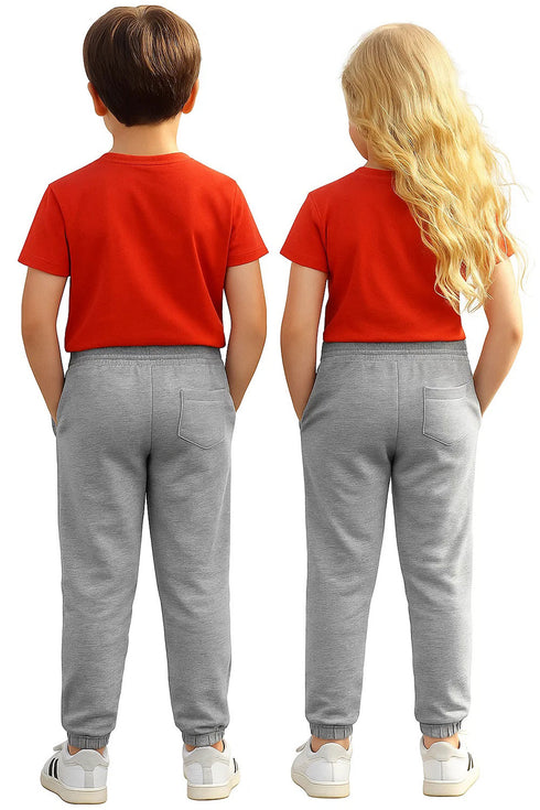Kids Breathable Fleece Jogging Bottoms