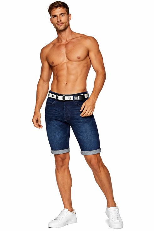 Crosshatch Mens Mid Rise Cotton Shorts
