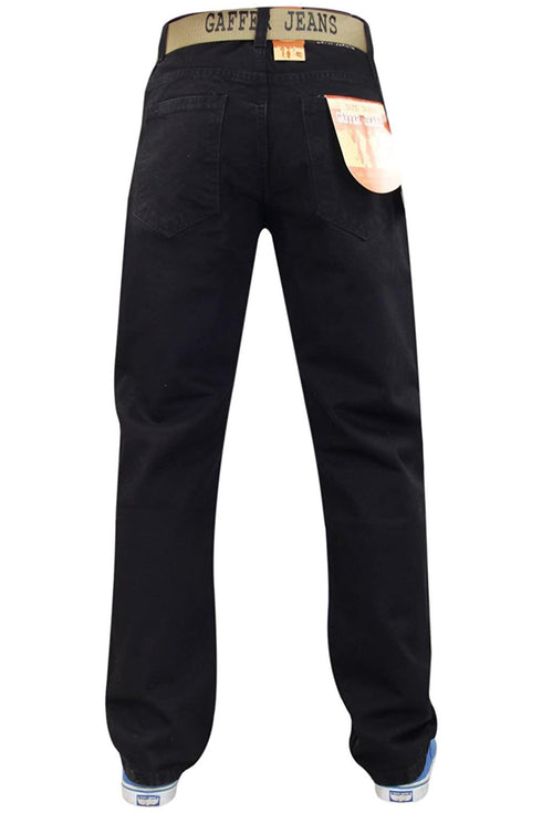 Men Straight Leg Cotton Jeans