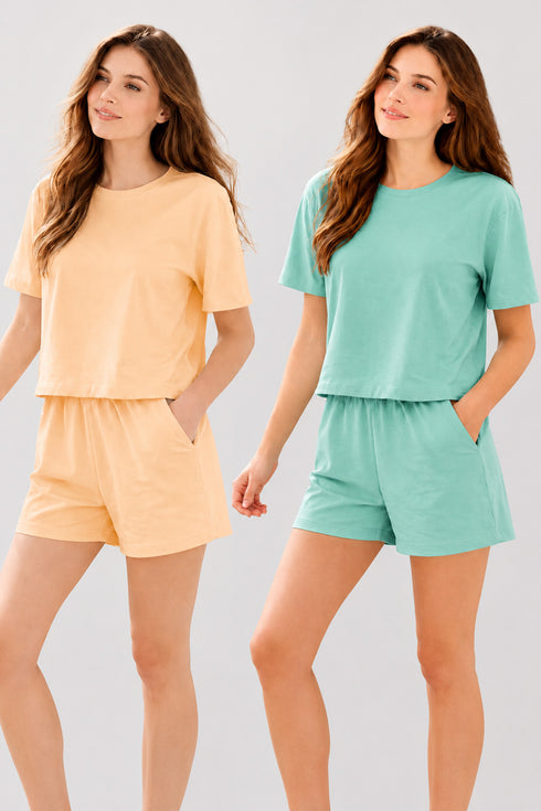 2 Pack Women’s Polycotton Lounge-wear Set