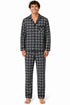 Men’s Check Poly-cotton Pyjama Set