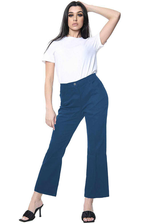 Women Bootcut Denim Stretch Jeans