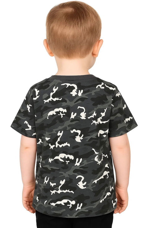 Kids Camouflage Cotton T-Shirt - 3 to 4 Years