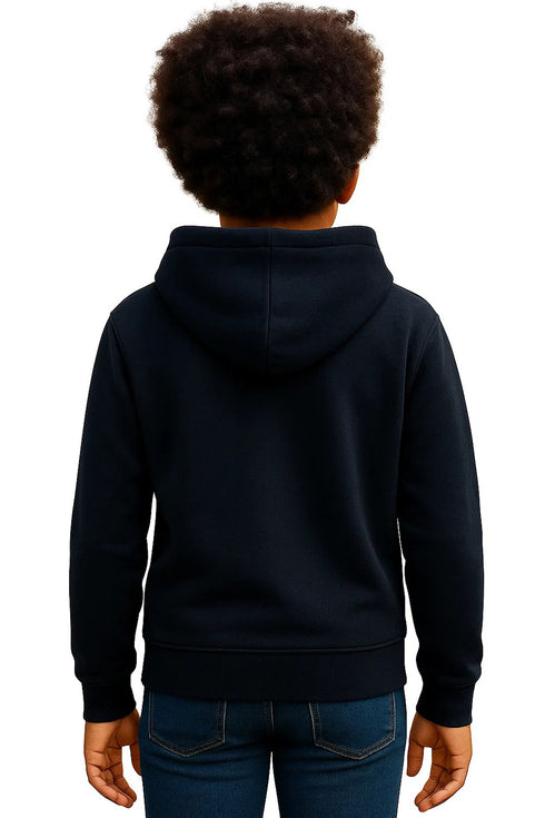 Kids Unisex Plain Zip up Hoodie - Same Cord