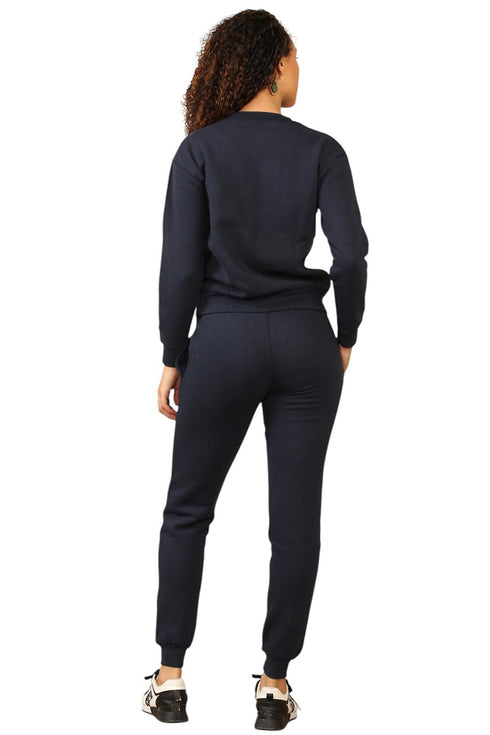 Ladies Plain Long Sleeve Tracksuit