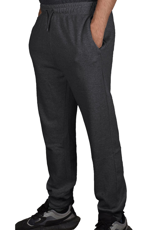Men Elasticated Drawstring Fleece Bottoms