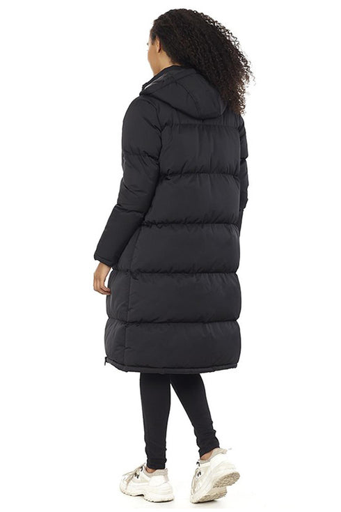 Ladies Winter Long Hooded Jacket