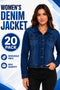 20 Pack Women’s Stretch Denim Jacket - From £4.99 Per Unit