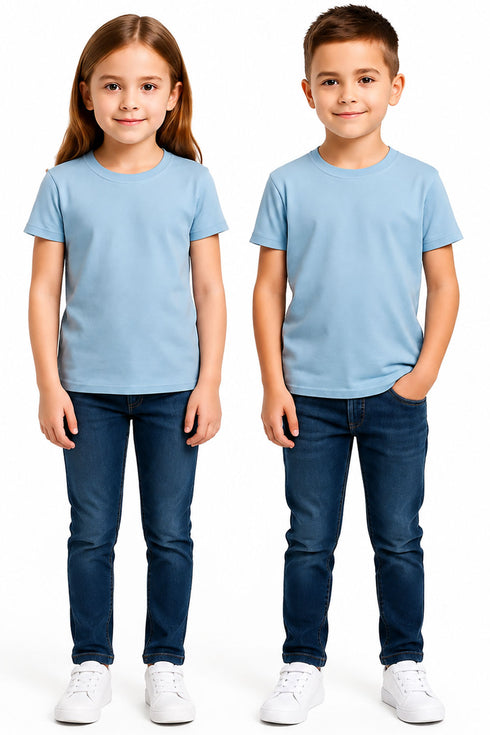 Kids Quick Dry Polyester Short Sleeve T-Shirt