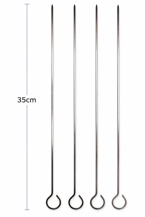 6 Piece BBQ Tool Set with Carry Case – Stainless Steel Grill Utensils