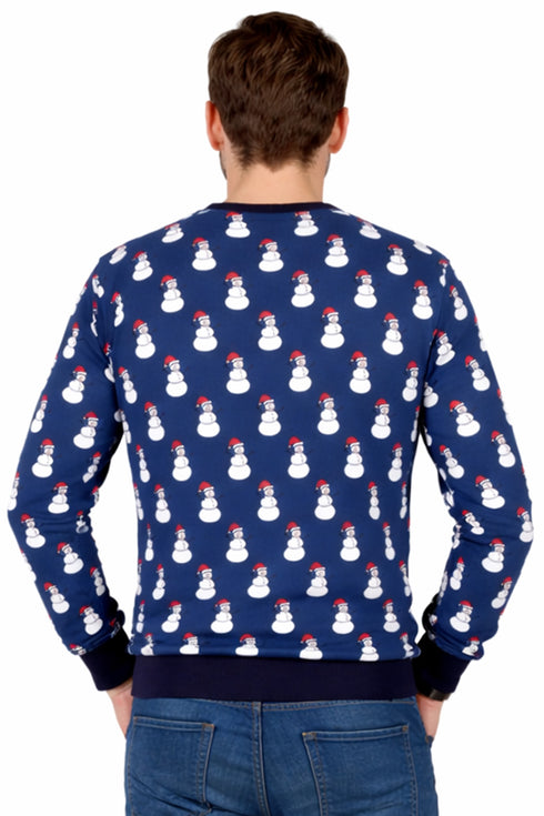 Christmas Long Sleeves Sweatshirt Snowman