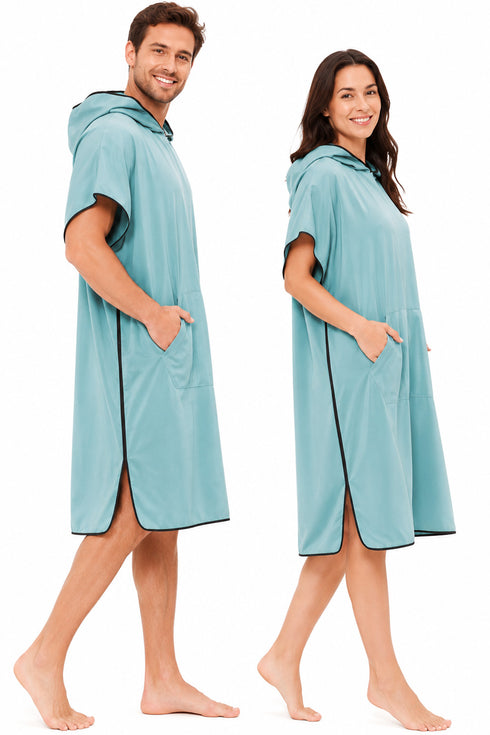 50 Pack Unisex Hooded Changing Robes – Quick Dry Lightweight Wholesale Robes