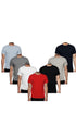 7 Pack Mens Plain Crew Neck T-shirt