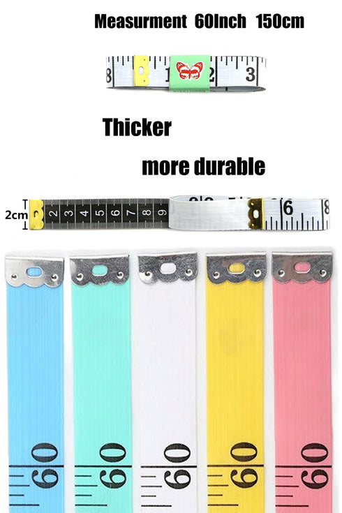 12 Pack Assorted Double Scale Measuring Tape