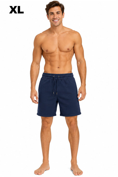 7 Pack Men's Comfortable Drawstring Waist Shorts - From £2.85 Per Unit