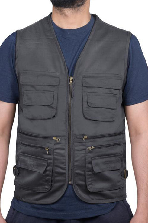 Mens Sleeveless Outdoor Work Gilet