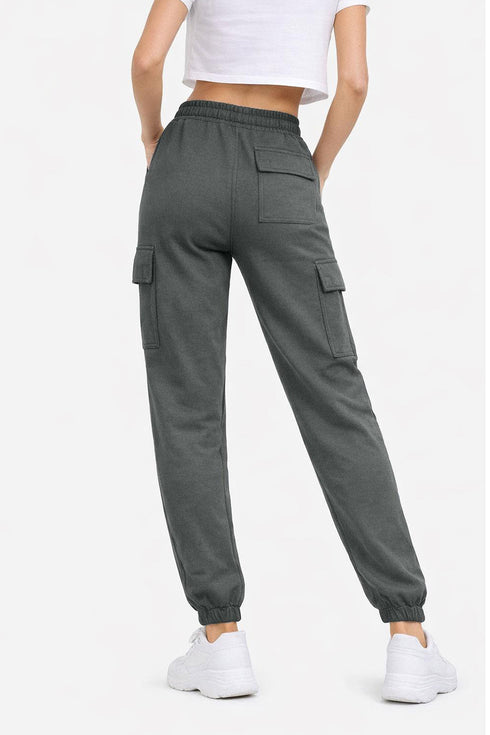Ladies Fleece Cargo Trousers