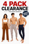 4 Pack Clearance Trouser Bundle – Men’s & Women’s Assorted Styles - From £3.74 Per Unit