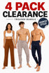 4 Pack Clearance Trouser Bundle – Men’s & Women’s Assorted Styles - From £3.74 Per Unit