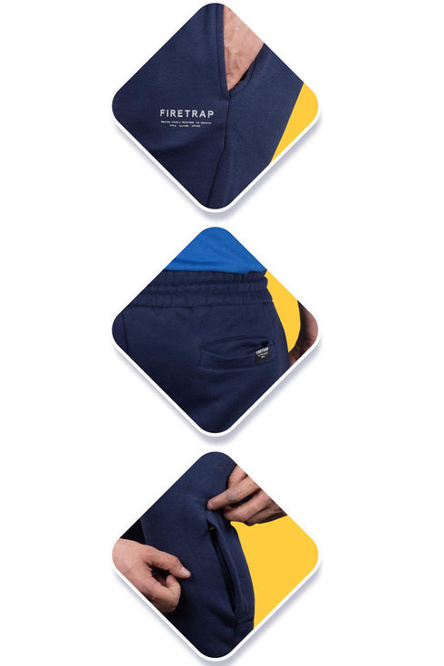 Fire Trap Mens Fleece Jogging Bottoms