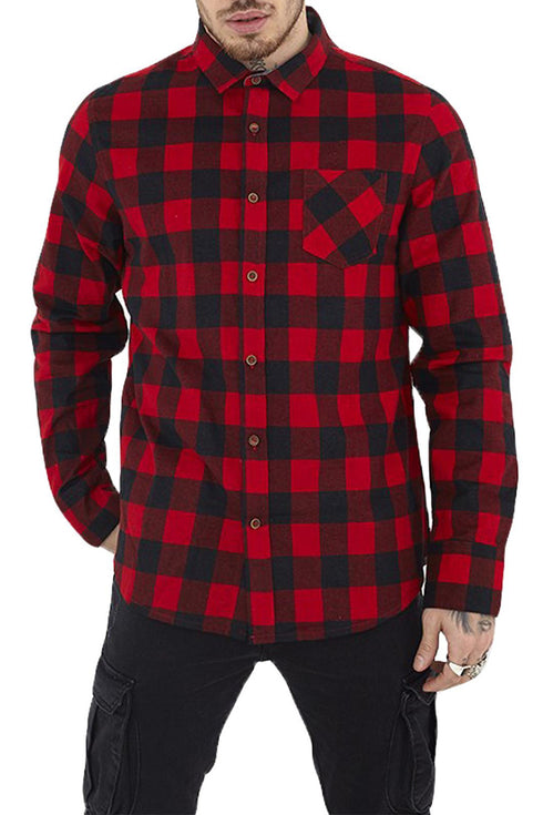 Mens Casual Check Shirt