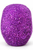 Purple Glitter Skull Decorations Multi Pack – Halloween Party Table and Shelf Decor