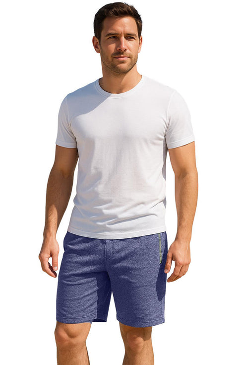 Men's Quick-Dry Beach Shorts – 100% Polyester Swim Trunks with Drawstring