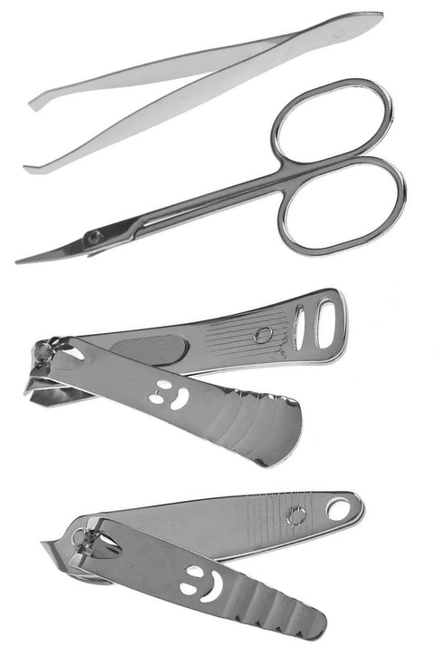 8 Piece Men’s Manicure Set with Leather Case – Professional Nail Care Kit for Grooming & Personal Care