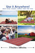 Foldable Waterproof Picnic Blanket with Handle – Large Outdoor Tartan Mat for Beach, Camping & Park