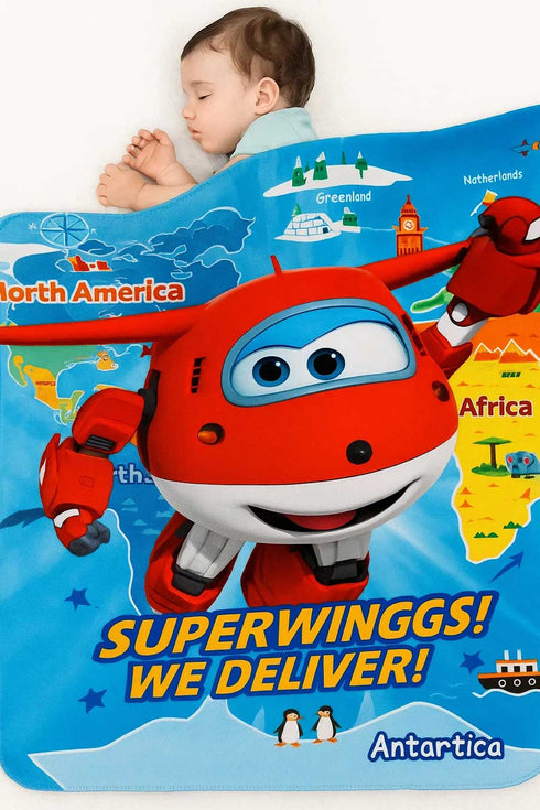 Kids’ Character Fleece Blankets – Soft Cozy Throws