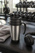 Travel Mug with Handle & Lid – 400ml Insulated Coffee Cup (Single / 2 Pack)