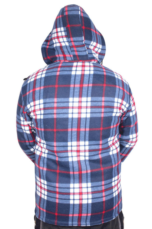 Mens Sherpa Fur Lined Hoodie