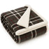 Plaid Sherpa Fleece Blankets – Ultra Soft, Warm, and Reversible Checkered Throws for Couch & Bed