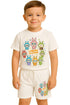 Kids Summer Cartoon T-Shirt and Shorts Set – Boys Girls Sleepwear