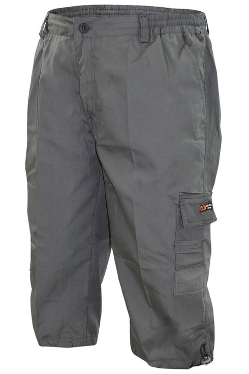 Men's Elasticated 7 Pockets Cotton Loose Fit Shorts