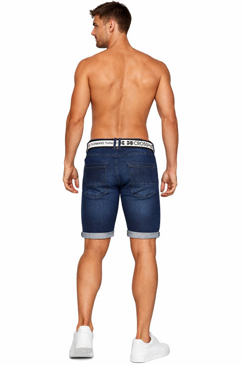 Crosshatch Mens Mid Rise Cotton Shorts