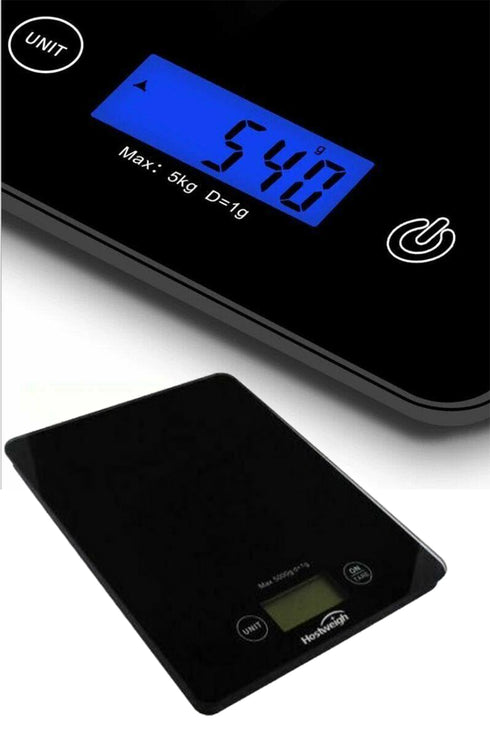 Digital LCD Electronic Kitchen Scale - 10/20 Pack