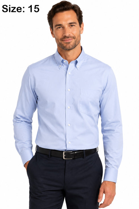 5 Pack Men’s Shirts Smart Fit Assorted Styles Clearance Bundle - From £3.19 Per Unit