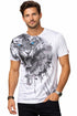 Mens Polyester Printed Longline T-Shirt