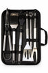 6 Piece BBQ Tool Set with Carry Case – Stainless Steel Grill Utensils