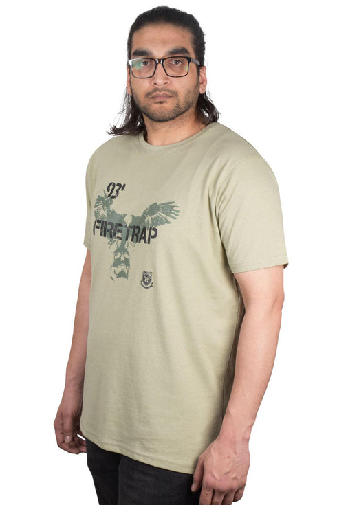 Fire Trap Mens Cotton Short Sleeve T-shirt