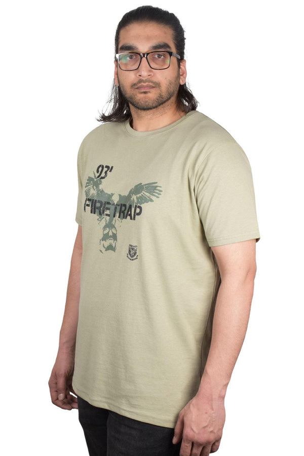 Fire Trap Mens Cotton Short Sleeve T-shirt